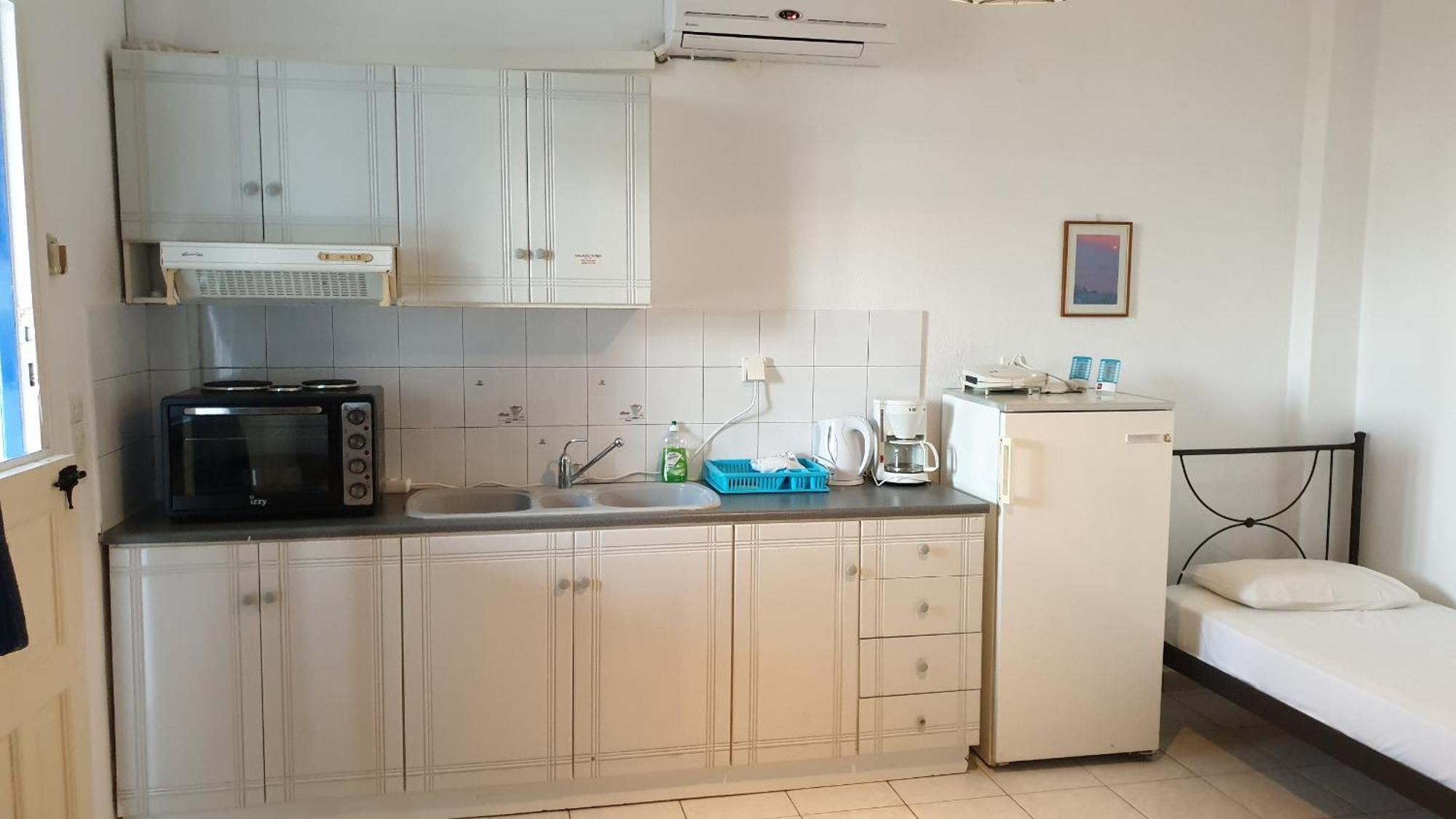 Galazio Kyma Appartement Agios Ioannis  Kamer foto